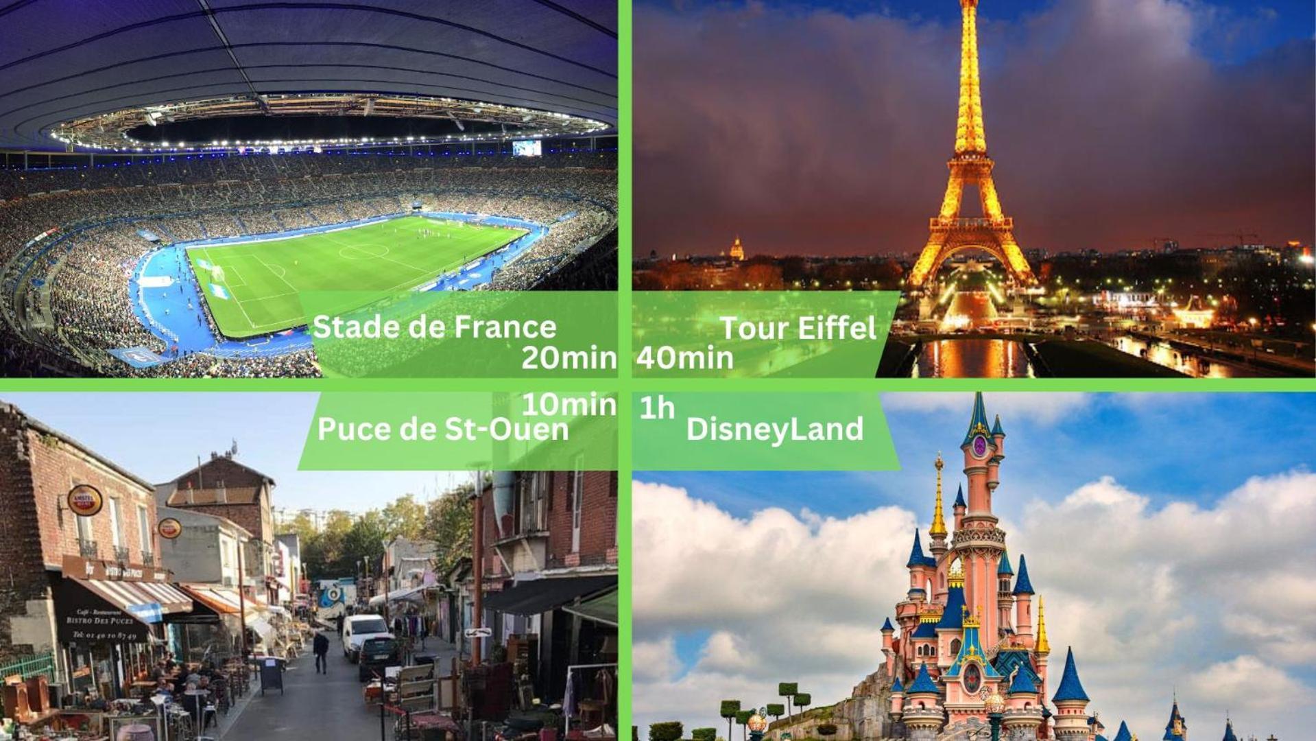 圣旺Le Chic Audonien - Cozy Nest Before Gates Of Paris - Access From Cdg & Orly Airports - Wi-Fi - Smart Tv公寓 外观 照片